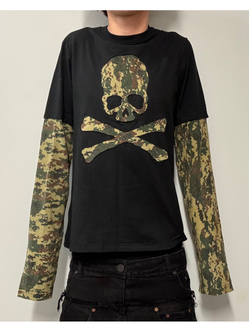 Street Fashion Punk - 2026 yeni Amerikan retro kamuflaj desenli