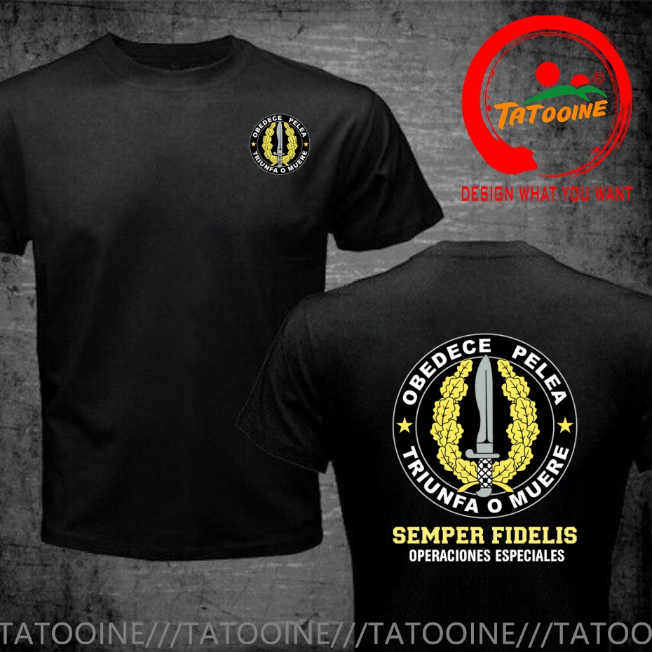 Street Fashion In Spain - Camiseta İspanya Espana Özel Operasyonlar Tişört