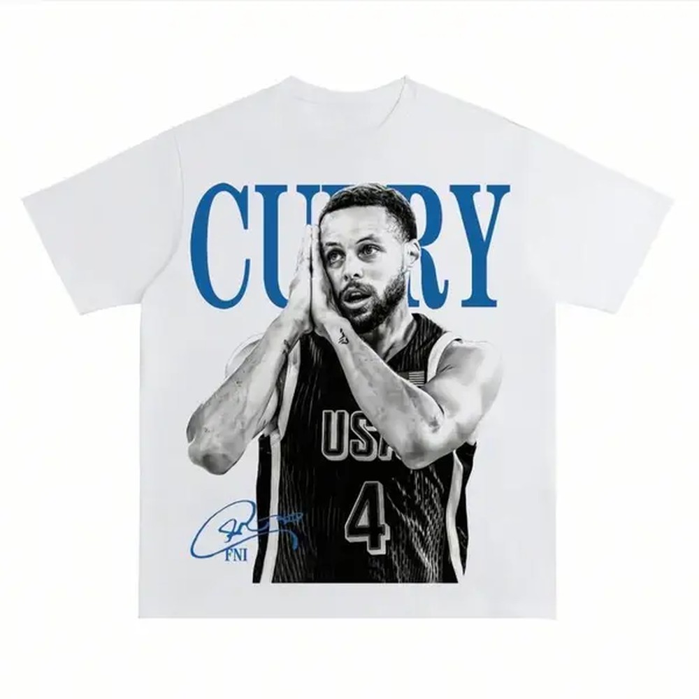 Italy Fashion Street - Büyük Beden Basketbol Yıldızı Curry İmzalı