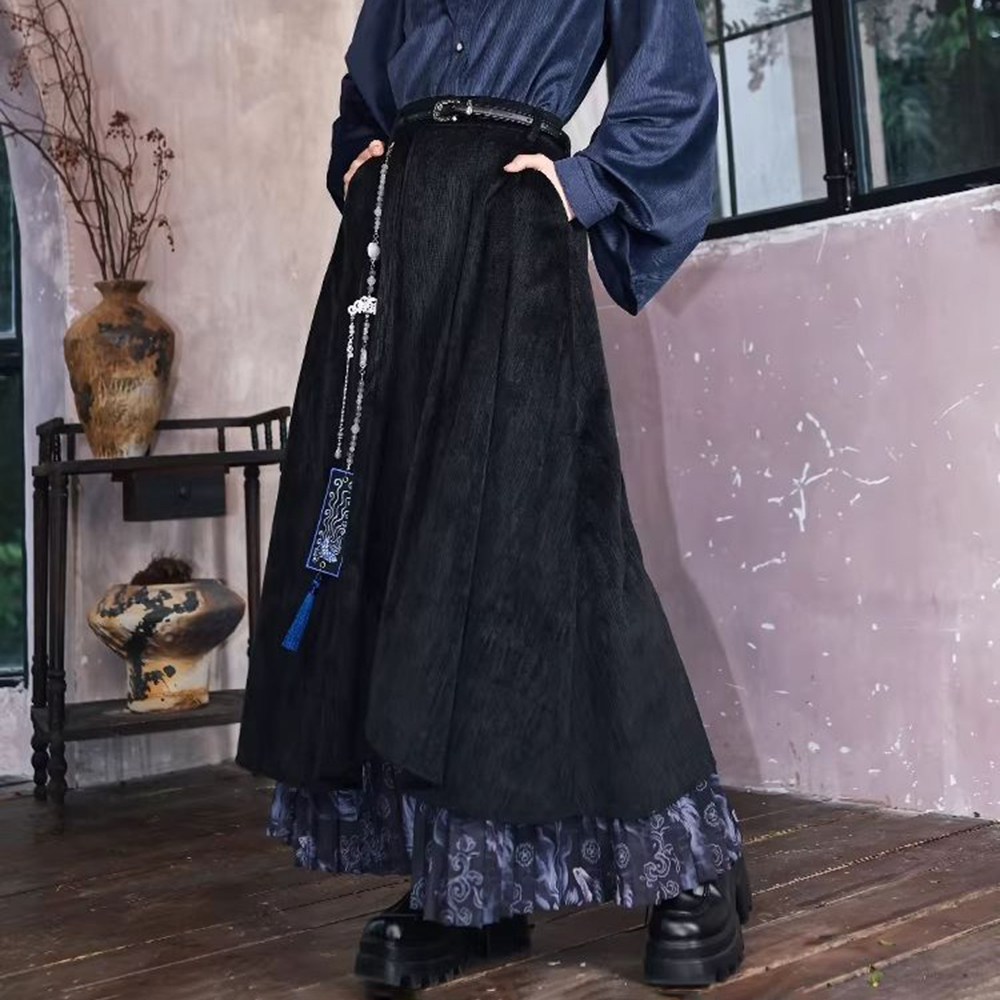 Street Fashion In Chinese - 2026 Yaz Yeni Unisex Patchwork Etek
