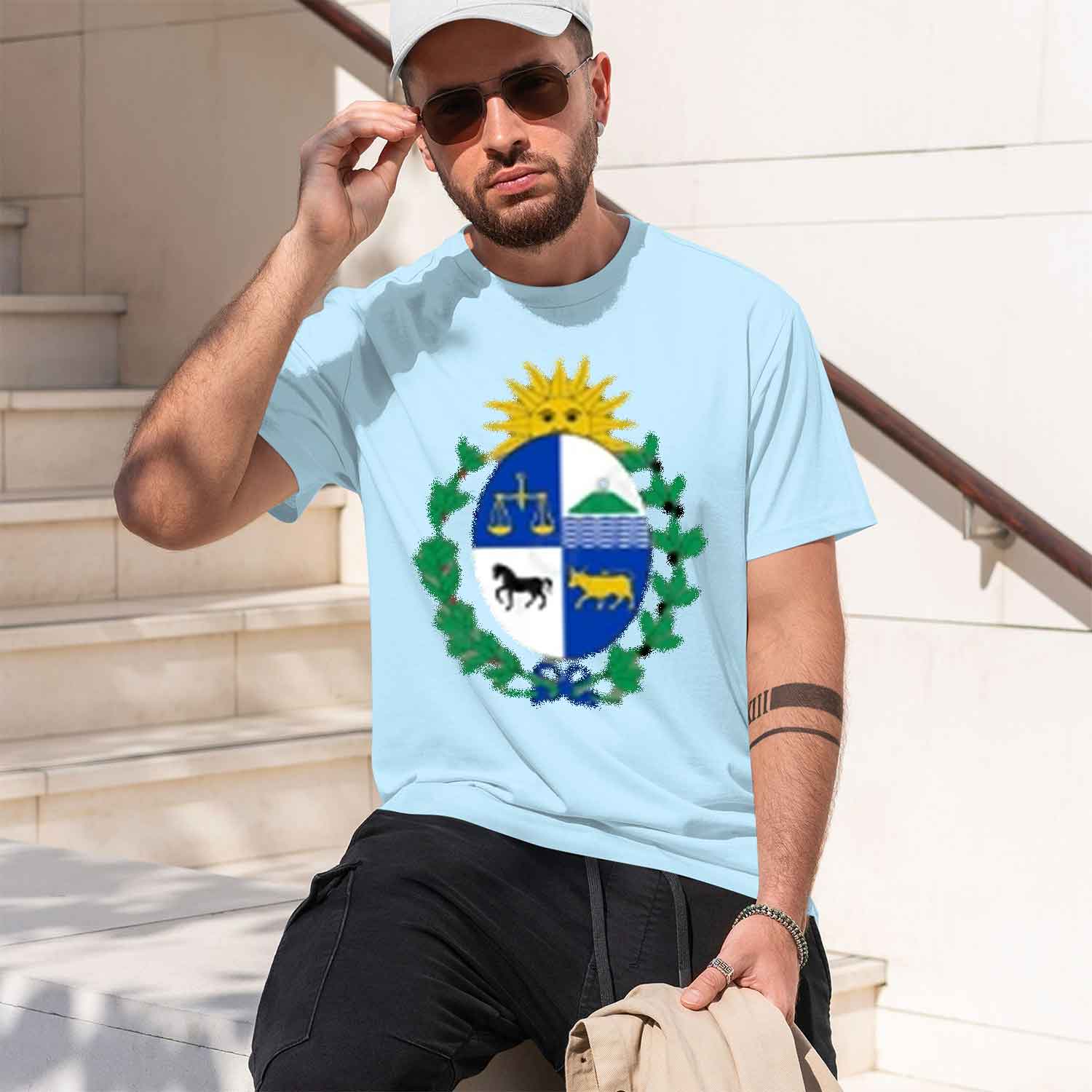 Uruguay Arması Man Grh Tişörtl - Street Fashion China Models incelemesi ve fiyatı