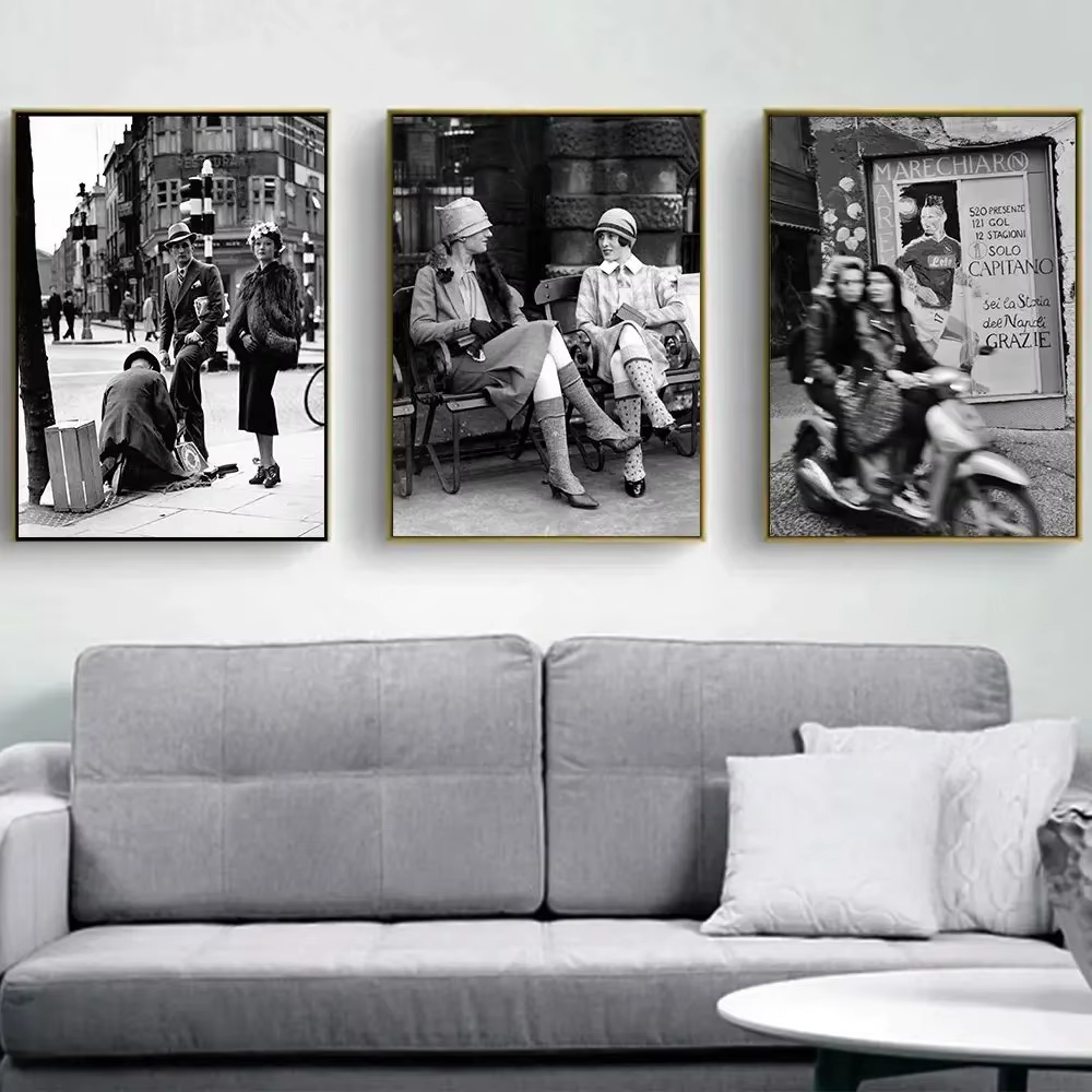 Moda Siyah Ve Beyaz Vintage Fo - Italy Fashion Street incelemesi ve fiyatı