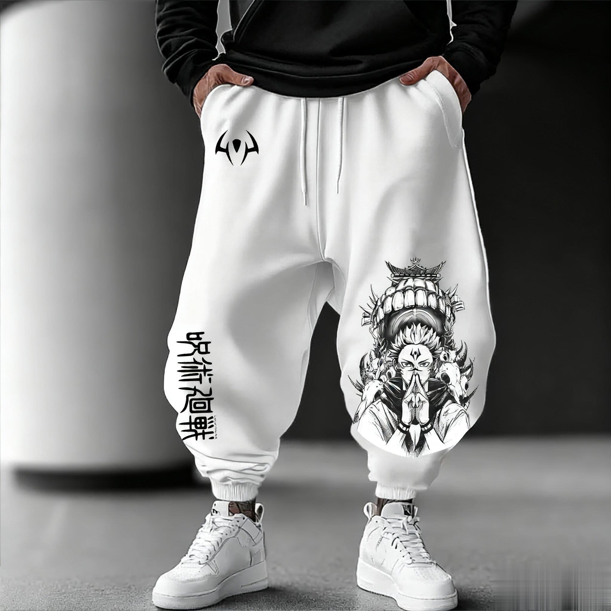 Jujutsu Kaisen Erkekler koşu p - Street Fashion Baggy incelemesi ve fiyatı