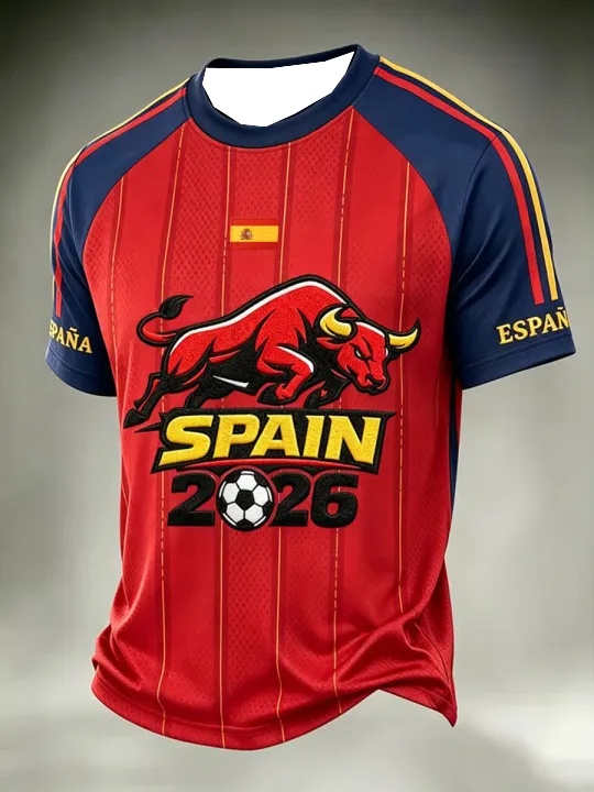 İspanya Futbol Taraftar Tişört - Street Fashion In Spain incelemesi ve fiyatı