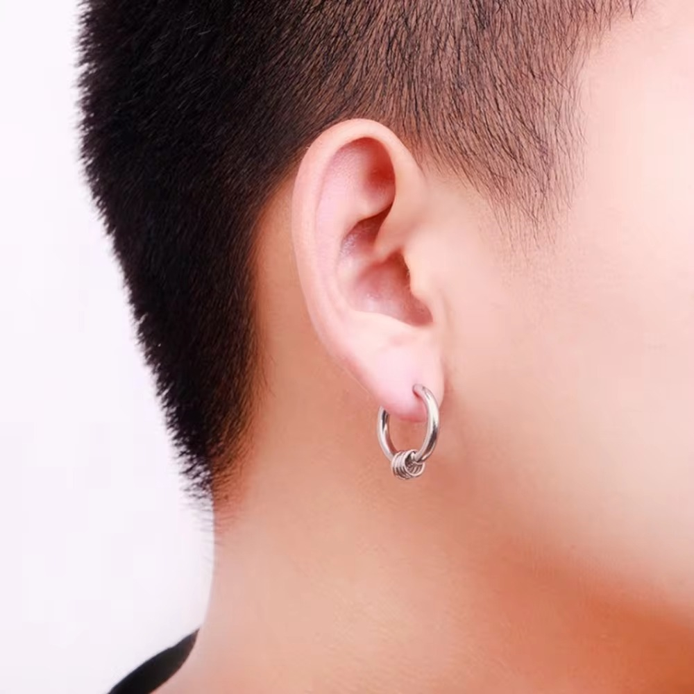 Yeni basit erkekler ve kadınla - Street Fashion Earrings incelemesi ve fiyatı