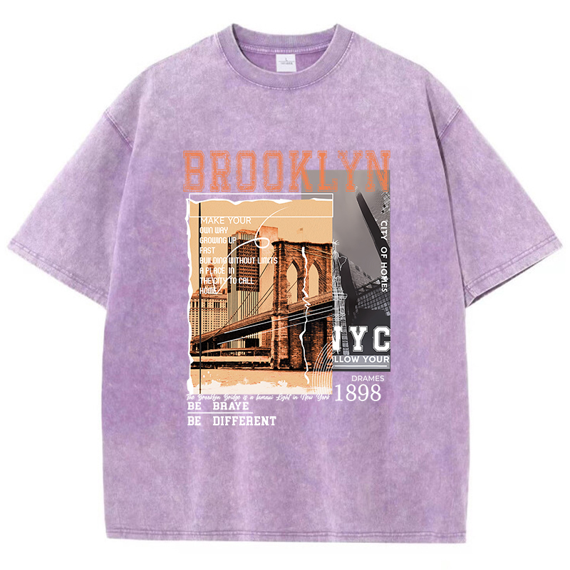 Brooklyn 1898 Nyc farklı Tshir - Street Fashion Nyc incelemesi ve fiyatı