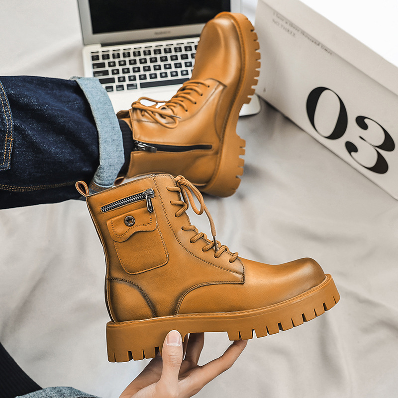 2025 Trend Erkek Botları Spor  - Street Fashion Punk incelemesi ve fiyatı