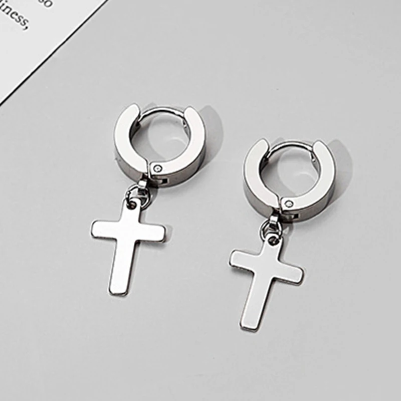 4 Pairs Punk çelik-renk paslan - Street Fashion Earrings incelemesi ve fiyatı