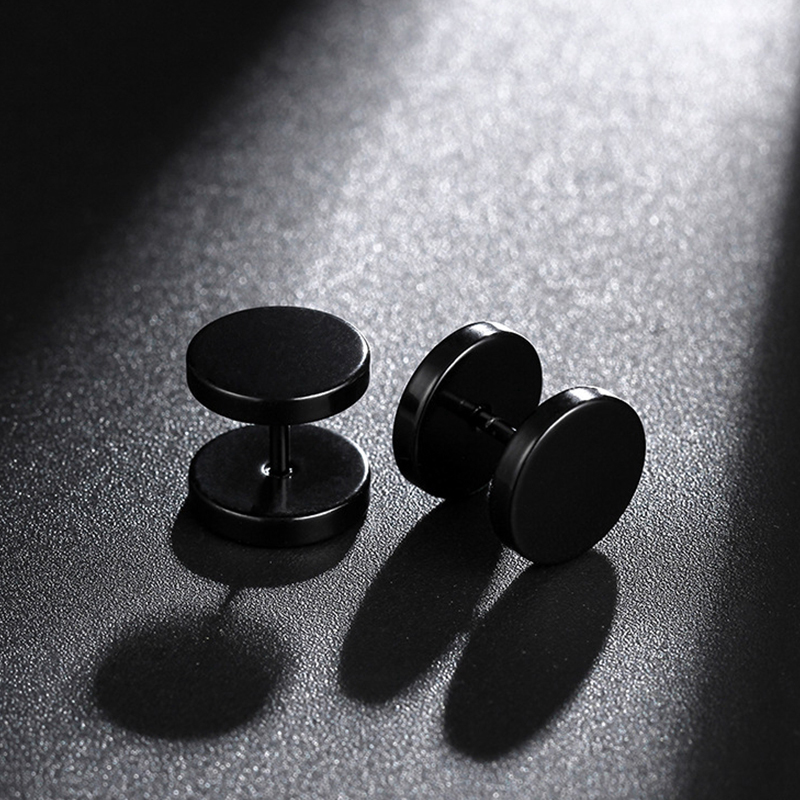6 Pairs siyah Unisex küpe seti - Street Fashion Earrings incelemesi ve fiyatı