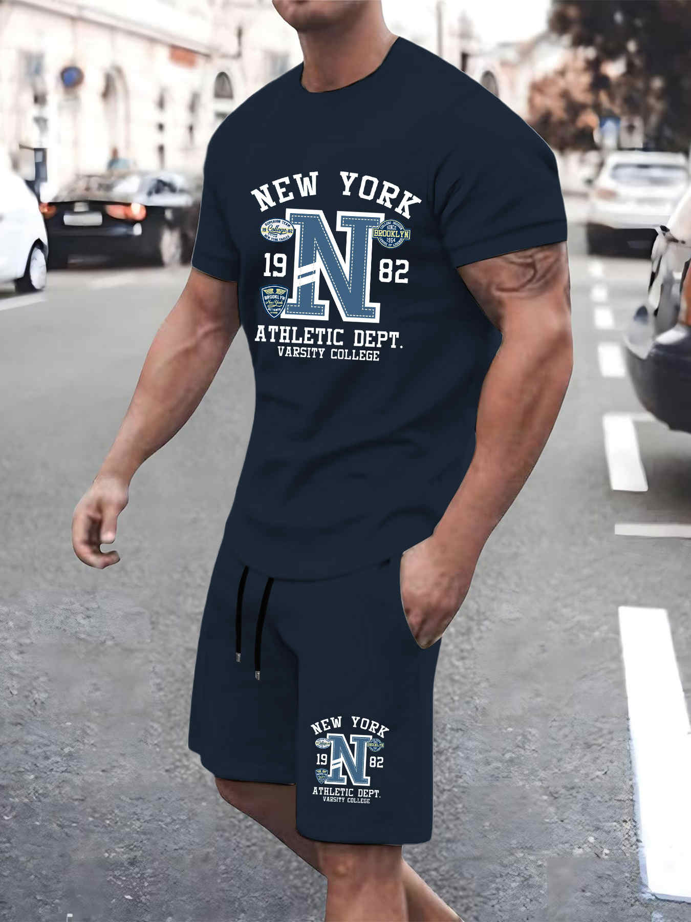 2025 Yeni Yaz Erkek Set Yüksek - Street Fashion New York 2025 incelemesi ve fiyatı