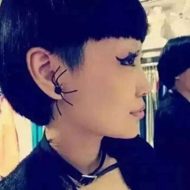 1 çift Punk Sokak Serin Kişili - Street Fashion Earrings incelemesi ve fiyatı