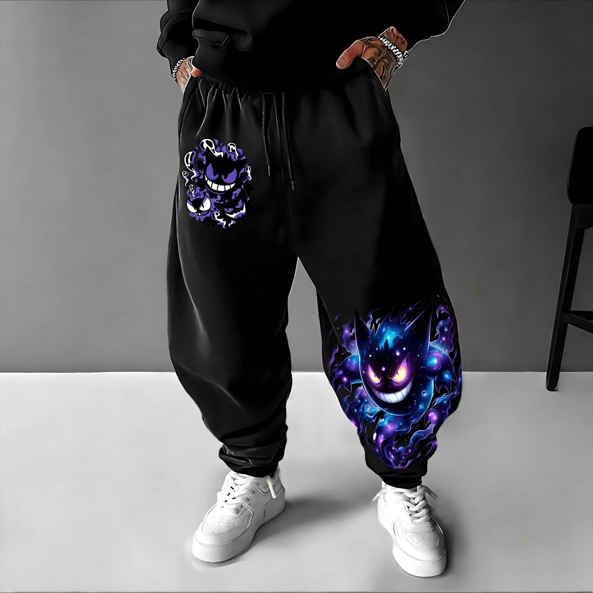 Y2K 2026 Pokemon Gengar Pamuk  - Street Fashion Baggy incelemesi ve fiyatı