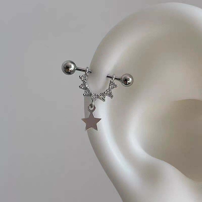 Seksi Trendy Zirkon Yıldız pie - Street Fashion Earrings incelemesi ve fiyatı