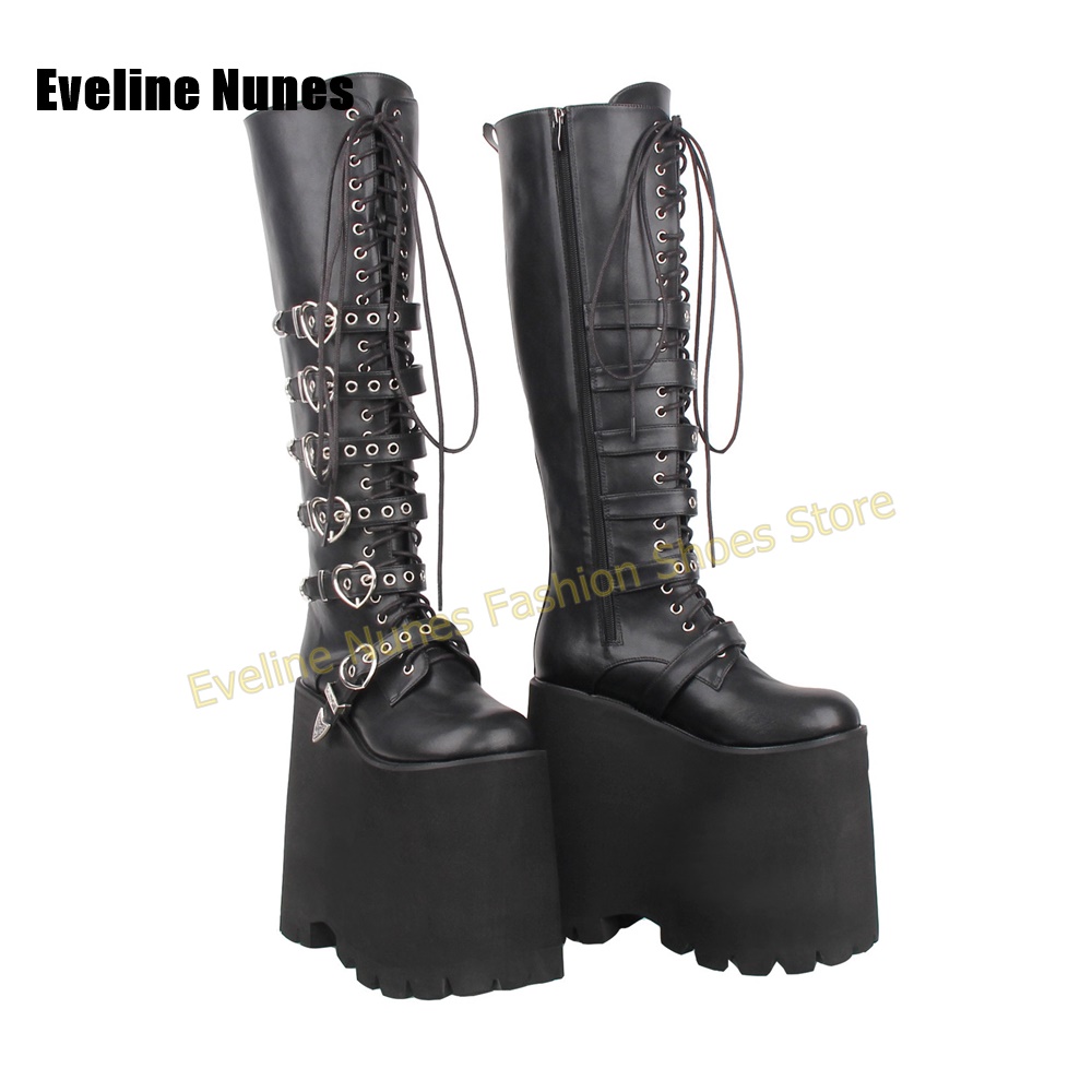 Y2K Gotik Lolita Uzun Platform - Street Fashion Punk incelemesi ve fiyatı