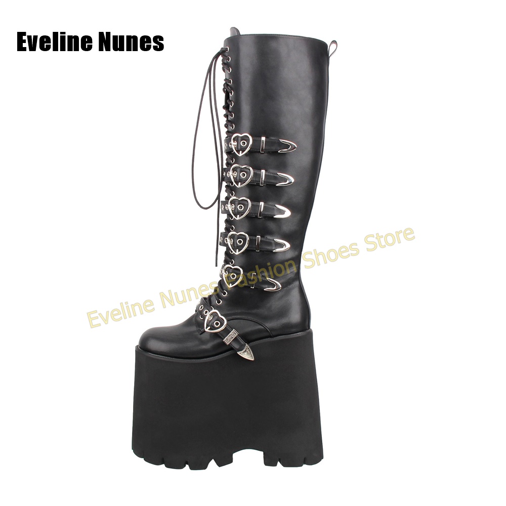 Y2K Gotik Lolita Uzun Platform - Street Fashion Punk incelemesi ve fiyatı