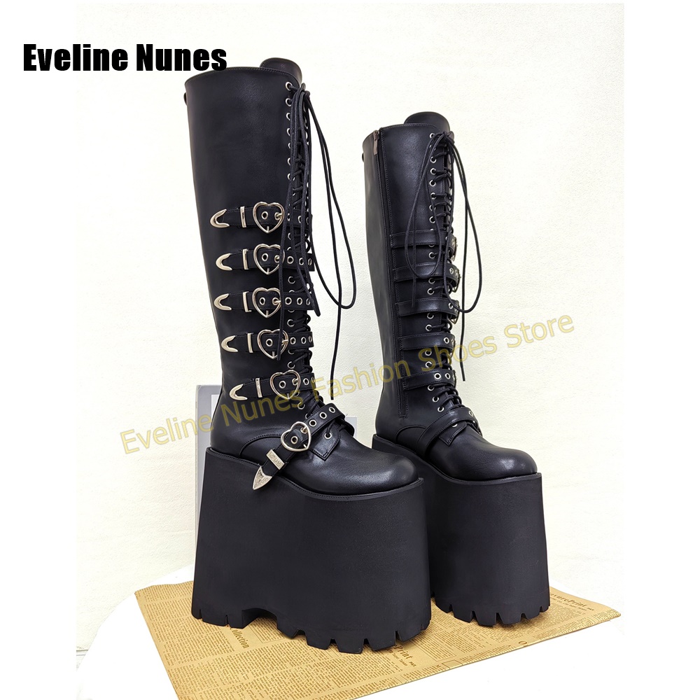 Y2K Gotik Lolita Uzun Platform - Street Fashion Punk incelemesi ve fiyatı
