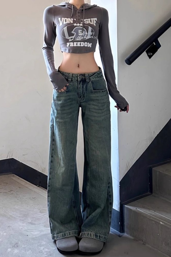 Kahverengi Kot Pantolon Haraju - Japanese Street Fashion Female incelemesi ve fiyatı