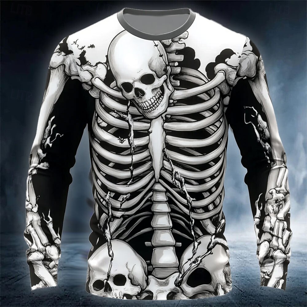 Komik 3D Kafatası Baskılı Erke - Street Fashion Us incelemesi ve fiyatı
