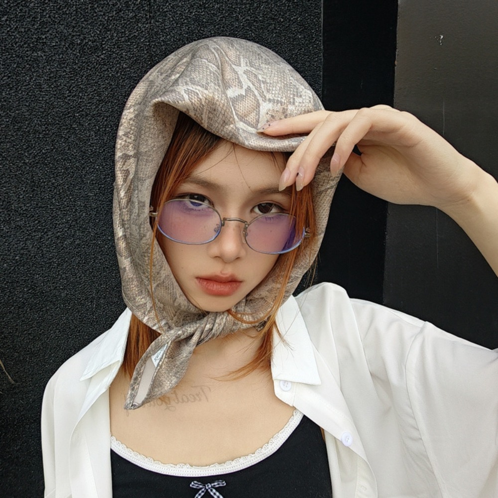 Şapkalar Y2K Yılan Baskı Saç E - Street Fashion Baggy incelemesi ve fiyatı