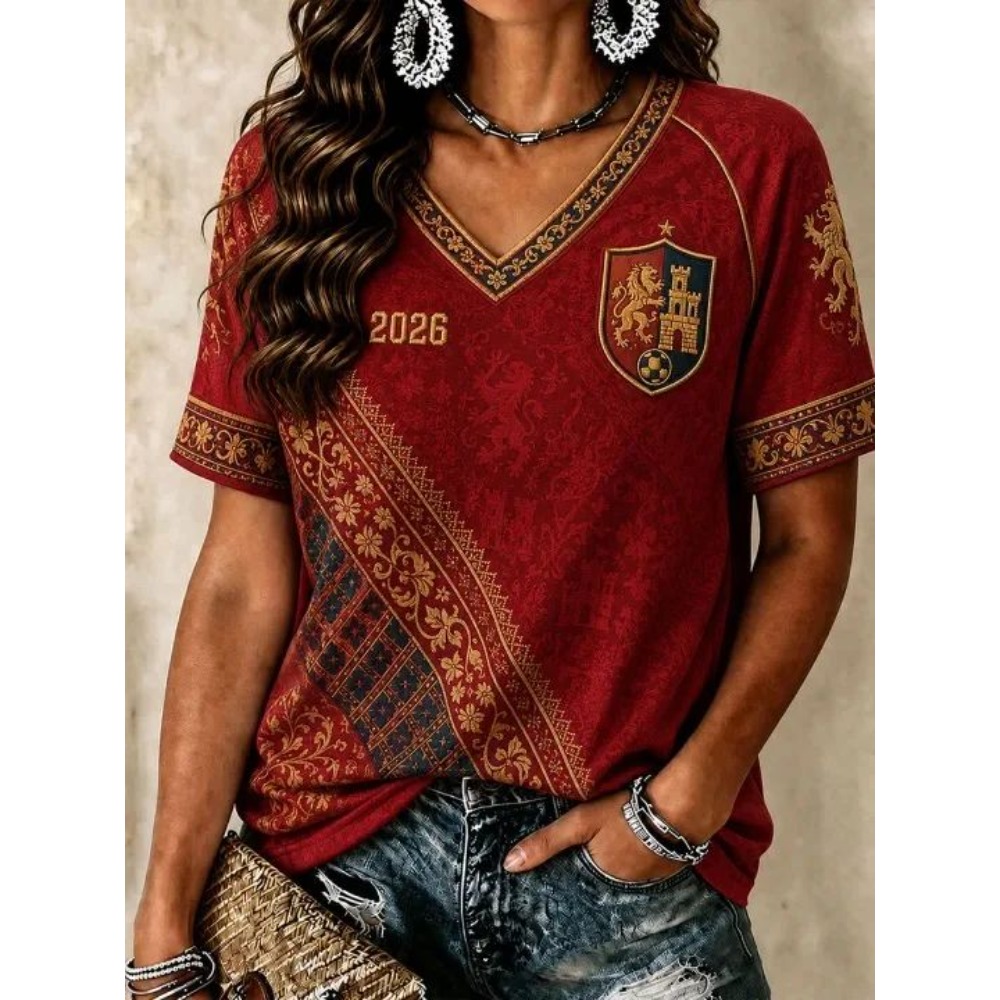 2026 Yaz İspanya Futbol Taraft - Street Fashion In Spain incelemesi ve fiyatı