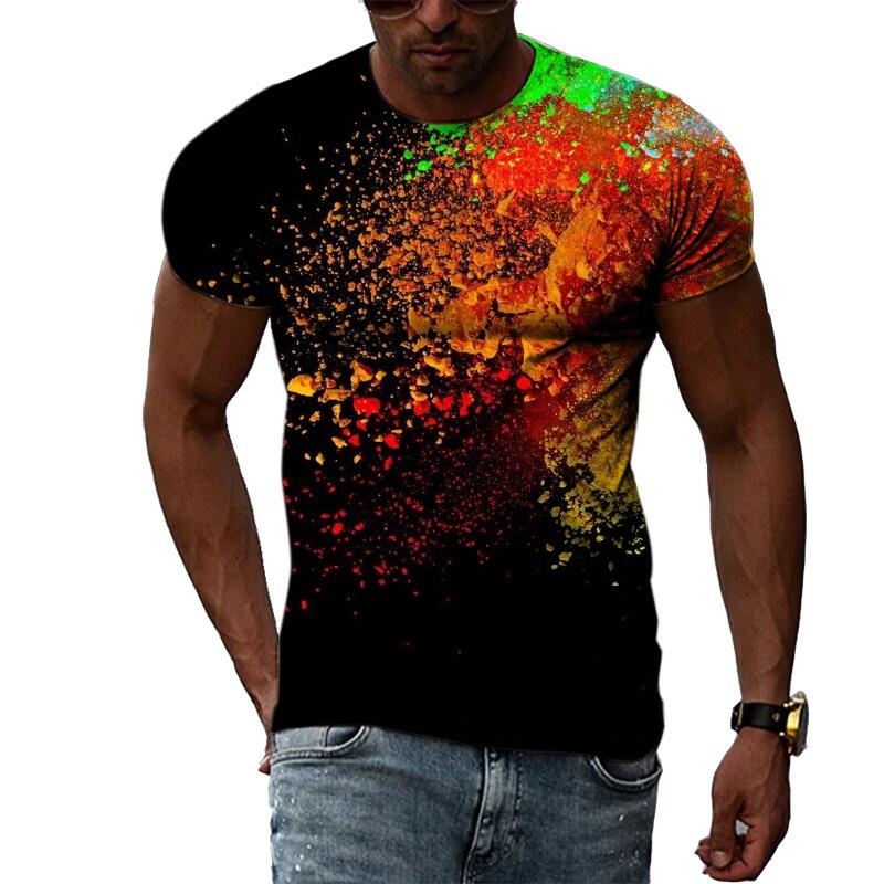 Erkek Yaz Modası 3D Baskılı Gr - Street Fashion Hip Hop incelemesi ve fiyatı