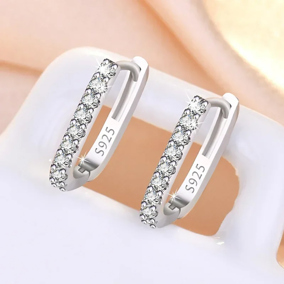 Yüksek kaliteli 925 ayar gümüş - Street Fashion Earrings incelemesi ve fiyatı
